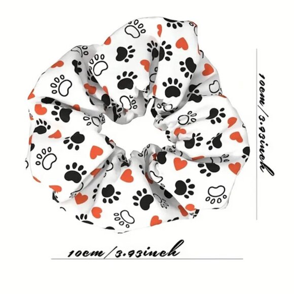 NWT-3pc Cute Animal Print Scrunchie Set - Picture 2 of 6